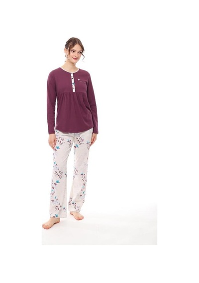 Pijadore 1449 Uzun Kol Pijama Takımı 001