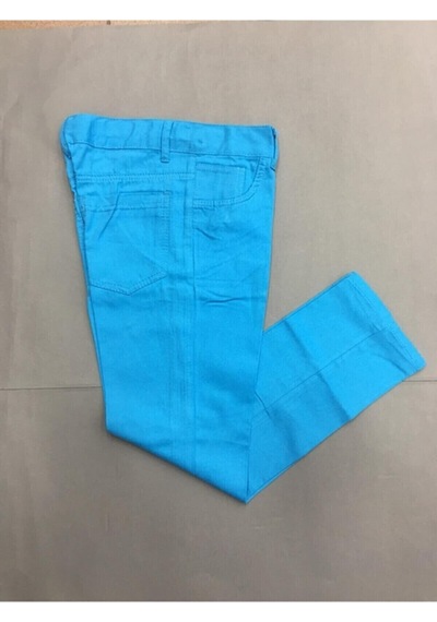 Nacar Store Çocuk 29ekim 10kasım 23nisan Gösteri Özel Gün Içten Lastik Ayarlamalı Keten Pantolon Turkuaz