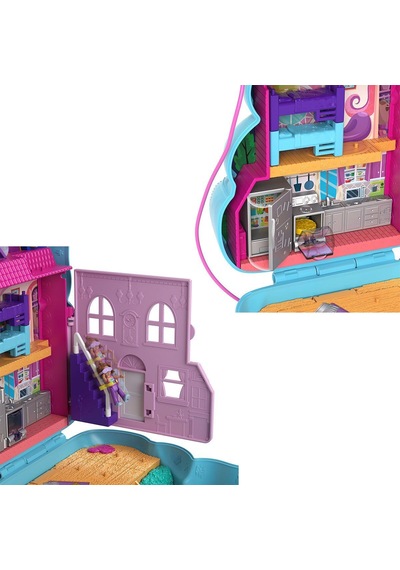 Gkj63 Polly Pocket Çanta Olabilen Micro Oyun Setleri / +4 Yaş Standart