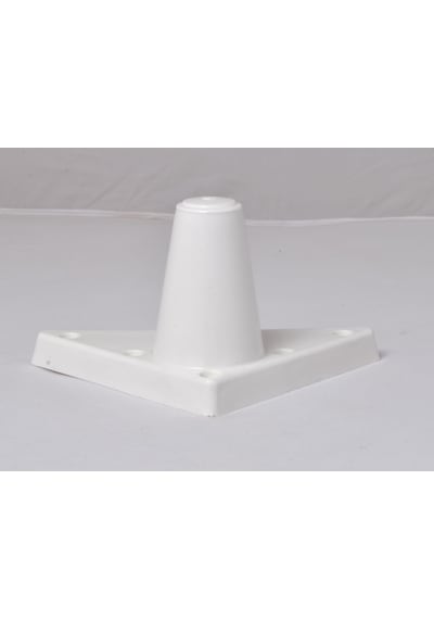 Zeygen Sena Plastik Mobilya Baza Koltuk Kanepe Ayak 8 Adet 10 Cm Beyaz