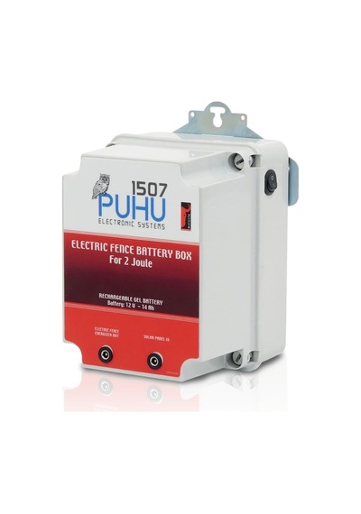 Puhu Ecos Güneş Enerjili Elektrikli Çit Cihazı 2 Joule 20w Panel + 12v/14ah Jel Akü