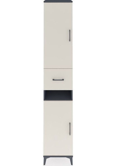 Hyperion Dolap 5 Raflı Tek Çekmeceli 2 Kapaklı 44x44x243 Antr... Antrasit Hyperion Dolap 5 Raflı Tek Çekmeceli 2 Kapaklı 44x44x243 Antr... Antrasit