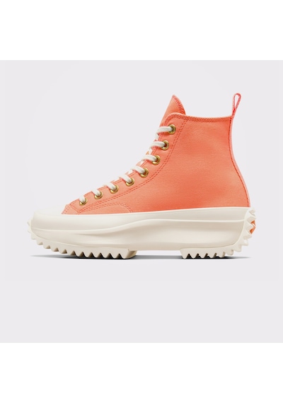 Converse Run Star Hike Unisex Kahverengi Platform Sneaker Turuncu