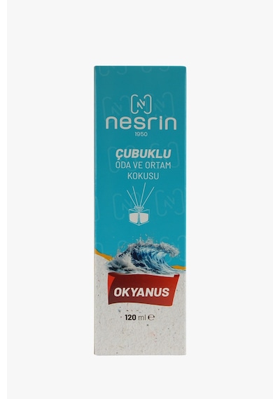 Nesrin 120 Ml Çubuklu Oda Kokusu Okyanus Bambu Koku, Kalıcı Ortam Kokusu Ve Dekoratif Cam Şişe - Md86908214ok