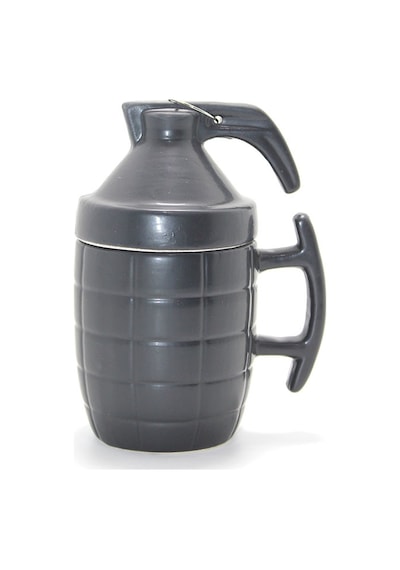 Porselen El Bombası Kupa Bardak Sarı