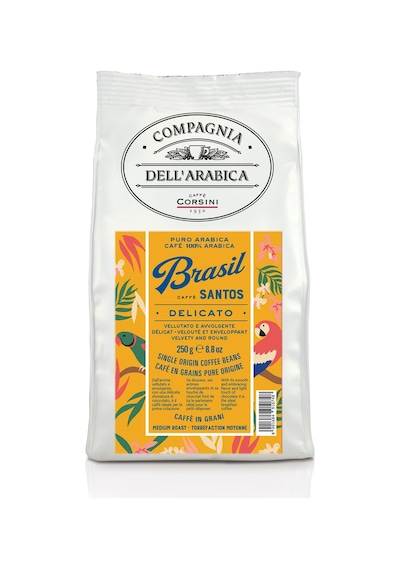 Caffe Corsini Brezilya Santos %100 Arabica Çekirdek Kahve 250 G
