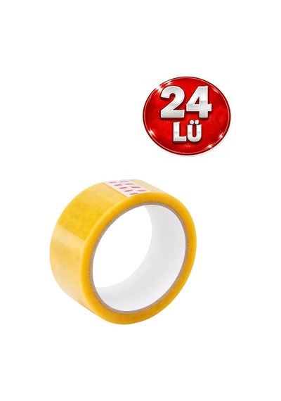 Şeffaf Koli Bandı 45mmx40metre 24lü 24 Adet