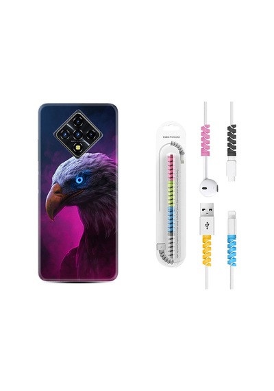 Infinix Zero 8 Kılıf Kablo Koruyuculu Kartal 1622