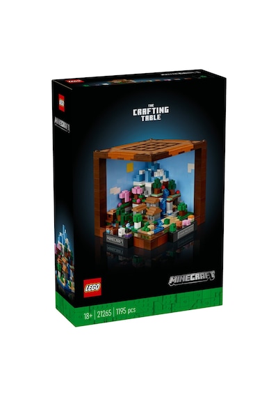LEGO® Minecraft® Eşya Yapma Masası 21265 - Yetişkinler için Koleksiyonluk Yaratıcı Model Yapım Seti (1195 Parça)