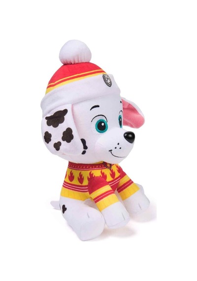 Paw Patrol Sesli Holiday Peluş 20 Cm 87323 Marshall Çok Renkli
