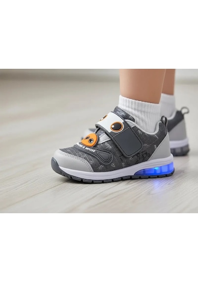 Tuğba Ortopedi 024 Çocuk Işıklı Sneaker Füme