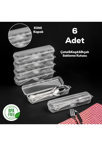 Porsima Te-192 6 Lı Çok Amaçlı Saklama Kutusu Saklama Kabı