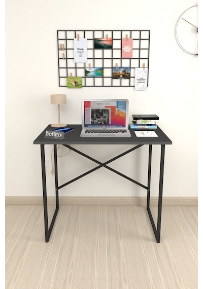 Bofigo 60x90 Cm Çalışma Masası Bilgisayar Masası Hugo Antrasit