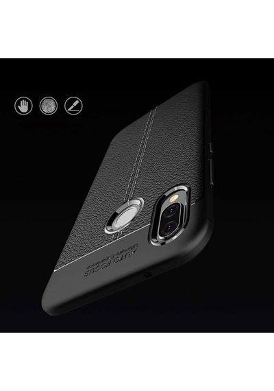 Huawei P20 Lite Kilif Deri Tarzi Niss Silikon Case 389468555