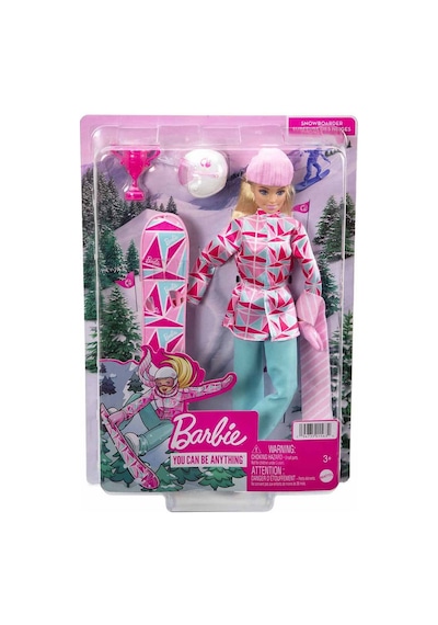 Barbie Snowboard Sporcusu    Bebek