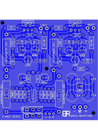 Çift Kanal Stereo Preamplifier Pre Amplifikatör Devresi