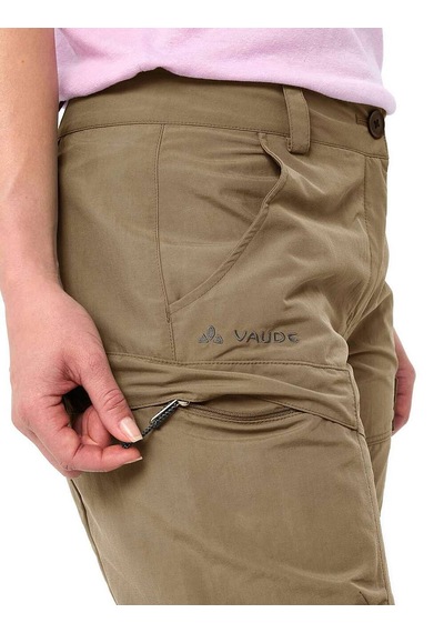 Vaude Neyland Zip-off Kadın Kargo Pantolon 48524 Oat