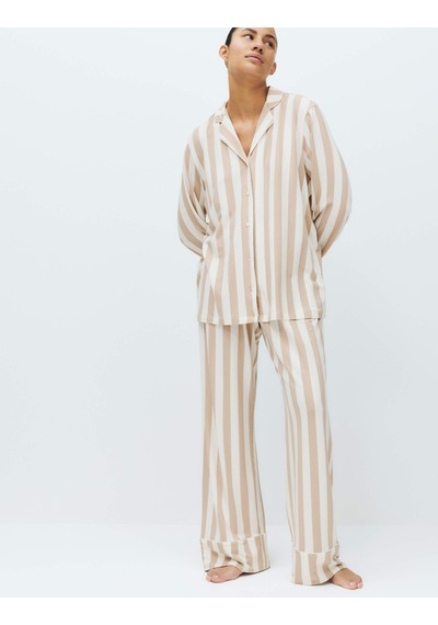 Marks & Spencer Soft Touch Desenli Pijama Takımı T37004631F Çok Renkli