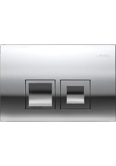 Geberit Delta35 115.135.21.5 Kumanda Paneli Çift Basmalı, Parlak Krom