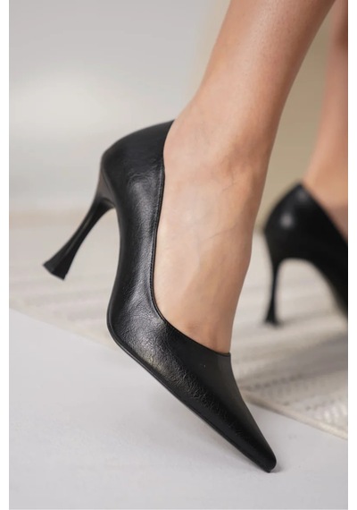 Trendella Siyah Cilt Kadın Stiletto Tr18ms03f
