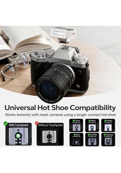 Photoolex G02 Retro Mini Speedlite Kamera Flaşı - Ls-201