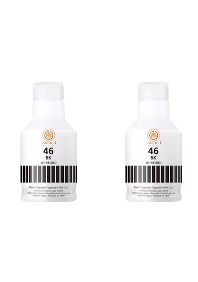 Gı-46  Uyumlu Siyah Mürekkep 2'li Set G2470 G3470 G4470 Gx3040 Gx4040 Gx5040 Gx6040 Gx7040 2x170ml