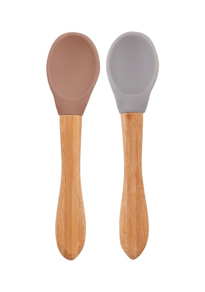 Oioi Mama Kaşığı Woody Brown / Powder Grey Gri - Kahverengi
