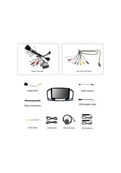 Opel Insignia 2009-2012 Hafıza Navigasyon Multimedya Tv Usb Kamera