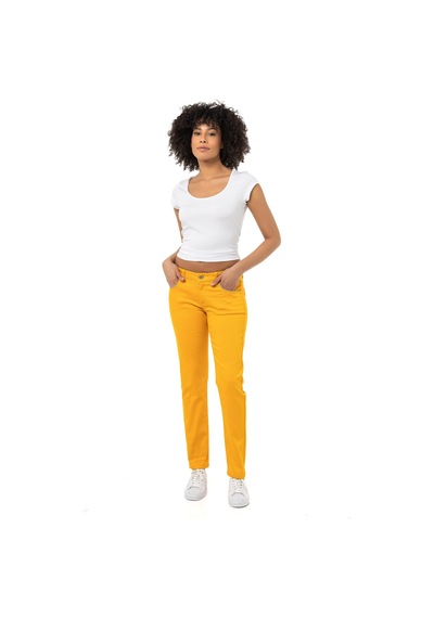 Cipo & Baxx Wd256b Slim Fit Normal Bel Bilek Boy Kadın Pantolon 001