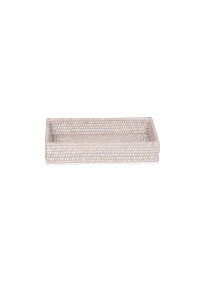 Basket Tepsi, Tezgah Üstü, 30xh6x16cm - Beyaz Beyaz