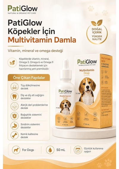 Patiglow Köpek Multivitamin Damla