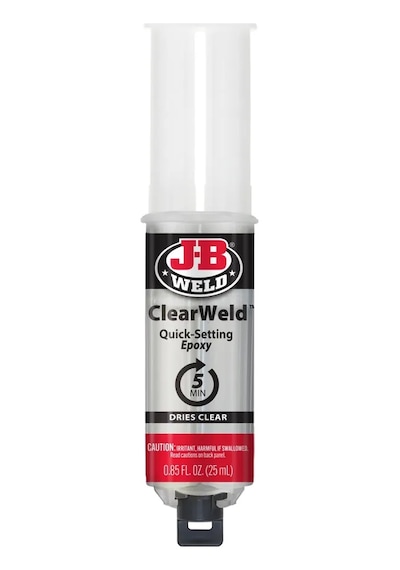 Jb Weld Clearweld Şırınga - 25 Ml Çoğu Yüzeyde Etkili Hızlı Epoksi Yapıştırıcı