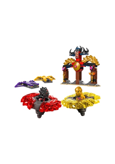 LEGO® NINJAGO® Ejderha Spinjitzu Savaş Paketi 71826 - 6 Yaş ve Üzeri Çocuklar için 2 Ninja Minifigürü İçeren Oyuncak Yapım Seti (186P)