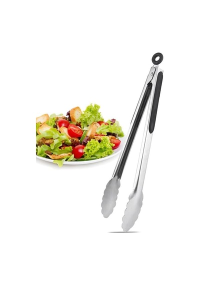 Profesyonel Mangal Maşası, Paslanmaz Çelik, Klasik Köfte Ve Izgara İçin,barbekü Maşa Paslanmaz Çelik Servis Maşası Cafe Restoran Restaraunt 30 Cm Pro Maşa