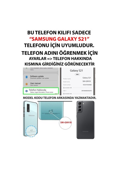 Samsung Galaxy S21 Uyumlu Bebek Kız Jean Kot Baskılı Silikon Kılıf