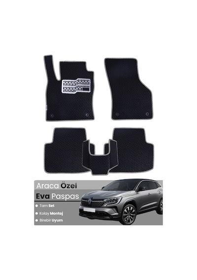 Renault Austral 2022-2025 Uyumlu Eva Paspas Tam Set Araca Özel,oto Paspas 685
