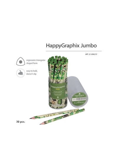 Bruno Visconti "happy Graphix" Jumbo Kurşun Kalem 4b 3.5 MM Baobab Ağacı