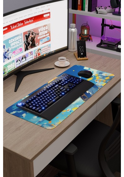 Hunter Hunter Anime V4 - 70x30 Xl Gaming Kauçuk Kaymaz Taban Mouse Pad Fare Altlığı