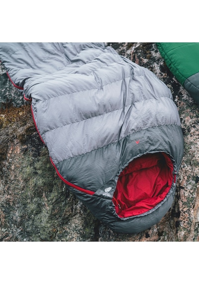 Robens Gully 900 Ultra -29 C Hibrit 600 Fp Kaz Tüyü Uyku Tulumu Sol F. Gri - Yeşil