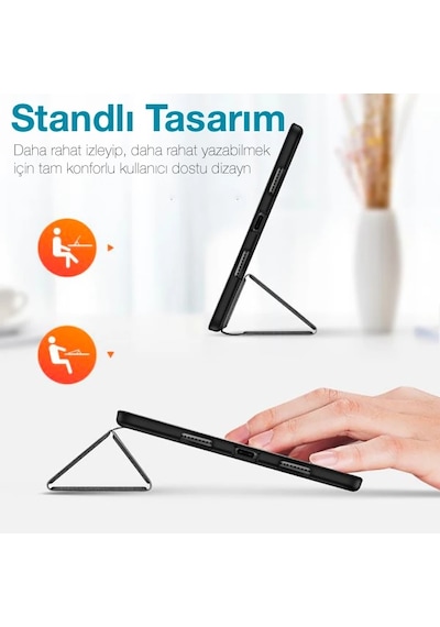 Dux Ducıs Huawei Matepad T8 C3 Mıknatıslı Kılıf Domo Series Pu Pvc Tpu - Mh-hs2444-9442