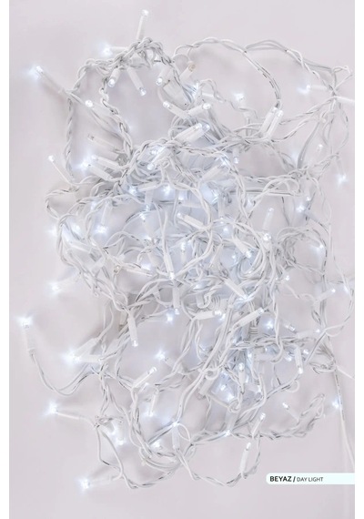 ACK Seri LED Süsleme Saçak 6500K Beyaz Işık 220V 2m Beyaz