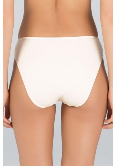 Kom Kadın BK10131 Basic 2'li Pamuk-Modal Slip Külot Beyaz