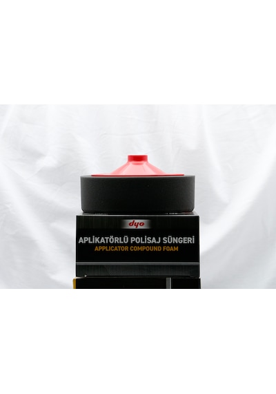 Dyo Aplikatörlü Polisaj Süngeri Siyah