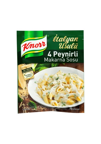 Knorr Peynirli Makarna Sosu 50g - Pratik Ve Lezzetli Makarna Sosu - 6 Adet Tarı