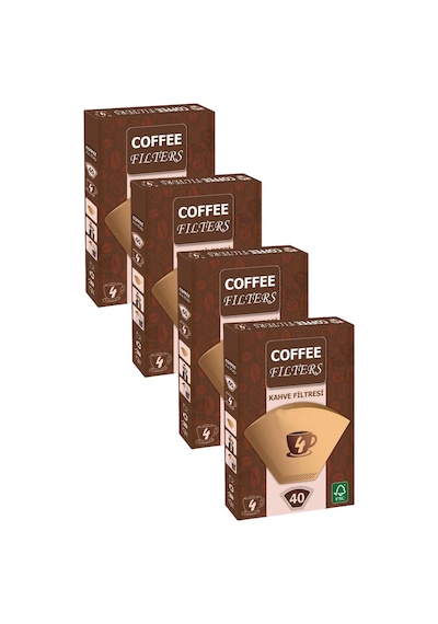 Caffeo Filters No4 40 Adet Kahve Filtre Kağıdı X 4 Adet Filtre Kağıdı