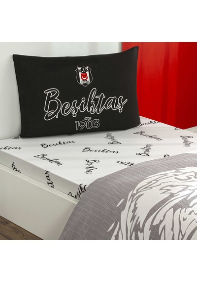 Taç Lisanslı Beşiktaş Since 1903 Pamuk Tek Kişilik Pike Takımı 000000001000051379 Çok Renkli