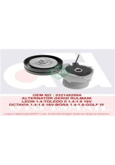 INA 534013830 V KAYIŞ GERGİ RULMANI GOLF IV  BORA / TOLEDO LEON /