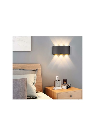 Cata Ct-8011 12 Watt Haiti Siyah Kasa Aplik Günışığı