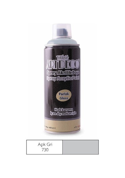 Artdeco Sprey Akrilik Boya 400 Ml A.Gri 730