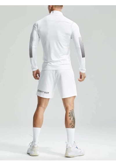 Ghassy Co. Erkek Running Hızlı Kuruma Nem Emici Teknik Performan Uzun Kollu T-shirt Haki